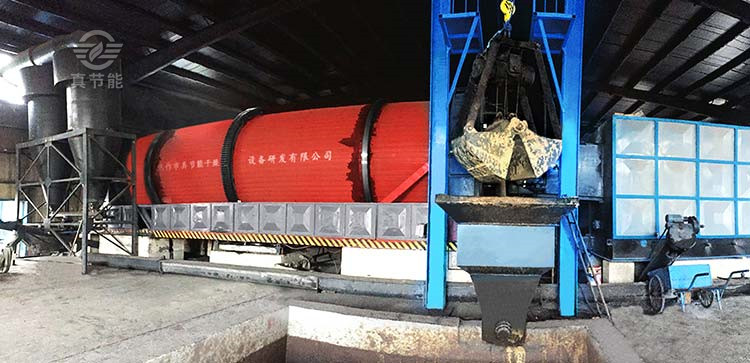 薯渣烘干機生產現(xiàn)場真實案例