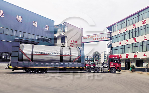 紅薯渣烘干機(jī)運輸發(fā)貨