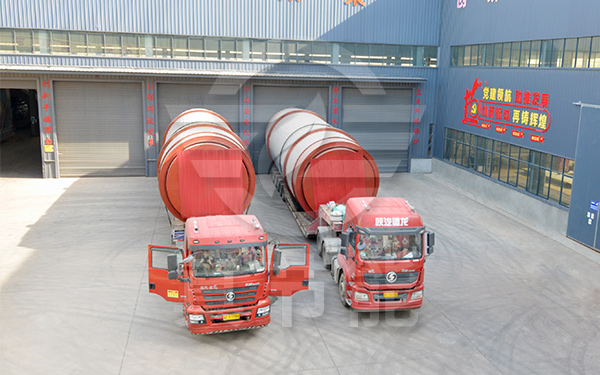 豆腐渣烘干設備運輸現(xiàn)場