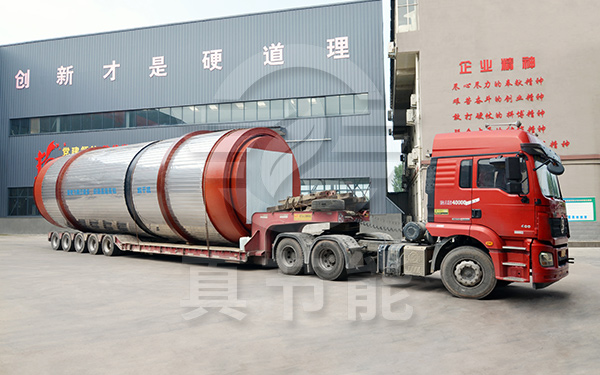 紅薯渣烘干機(jī)運(yùn)輸發(fā)貨現(xiàn)場