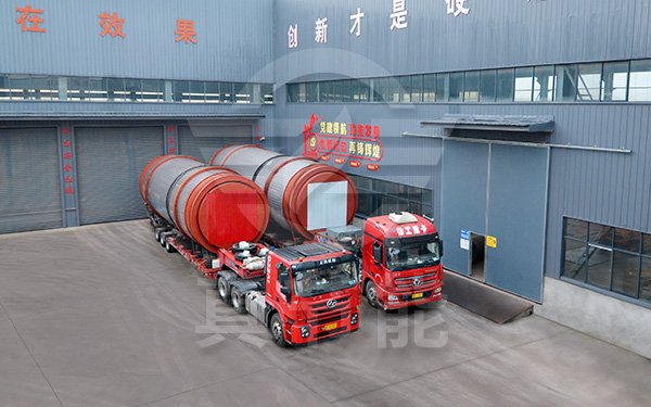 啤酒糟烘干機發(fā)貨現場