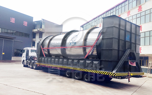 浸出渣烘干設備運輸現(xiàn)場